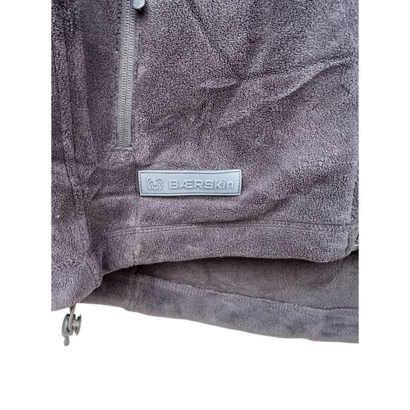 Baerskin tactical men’s navy medium micro fleece full zip hoodie jacket - Picture 4 of 8